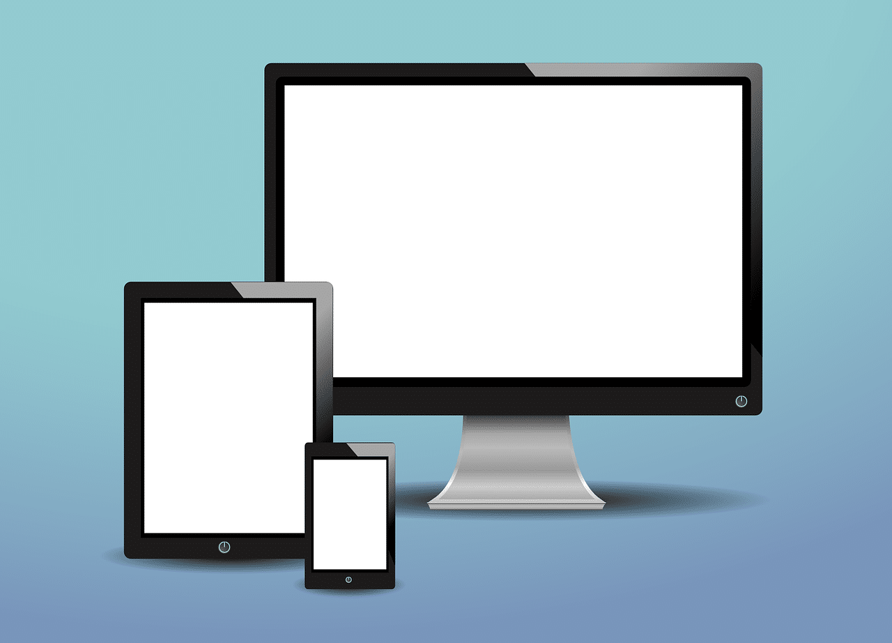 tablet, phone, computer, responsive design