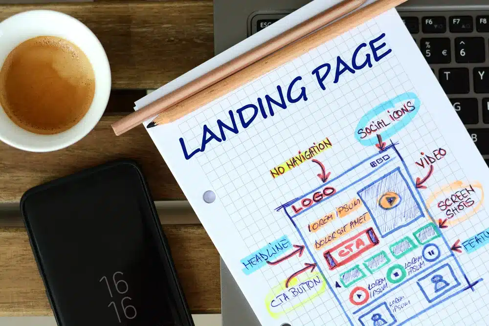 landing page digital media